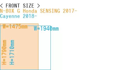 #N-BOX G Honda SENSING 2017- + Cayenne 2018-